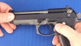 Field Strip a Beretta 92FS – Slide Removal Start