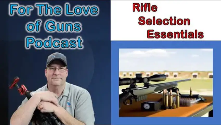 Long-range shooting rifle selection